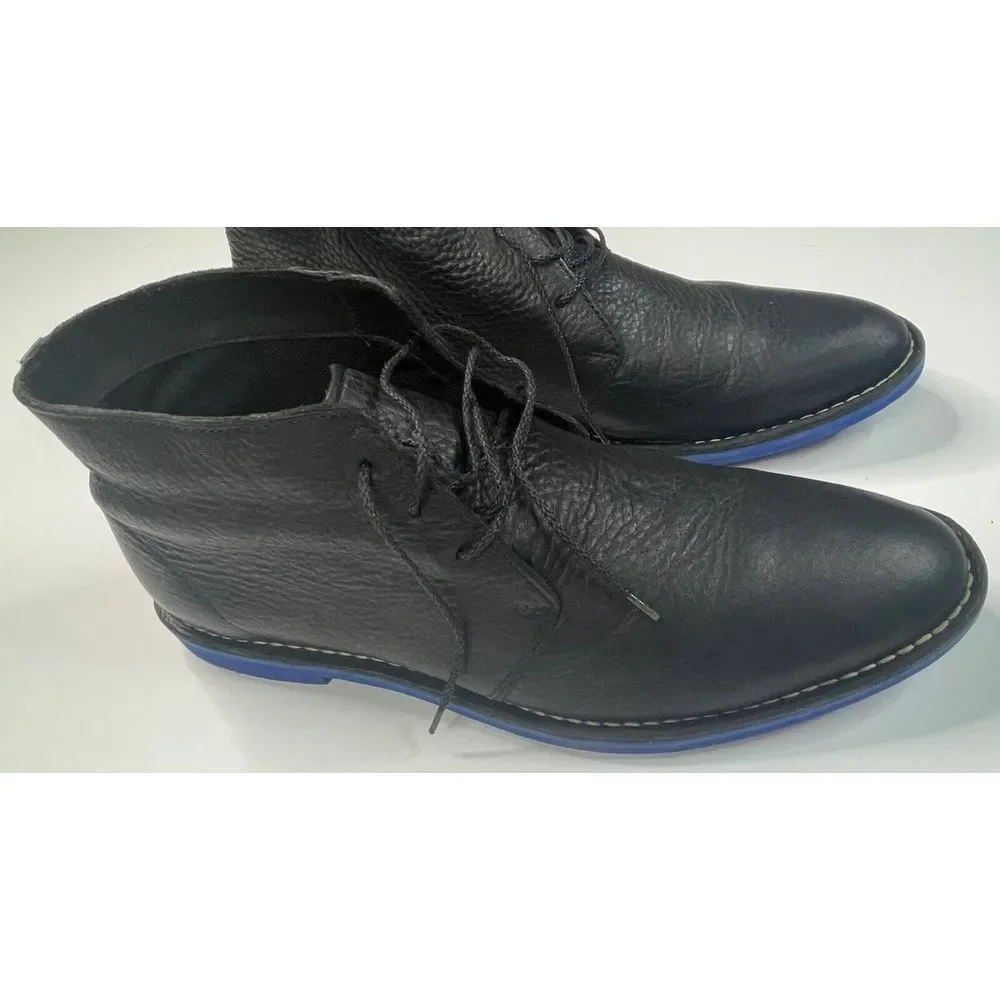 Cole Haan Paul Eva Chukka II Men s Black Tumbled‎ Blue Bottoms Size 13M